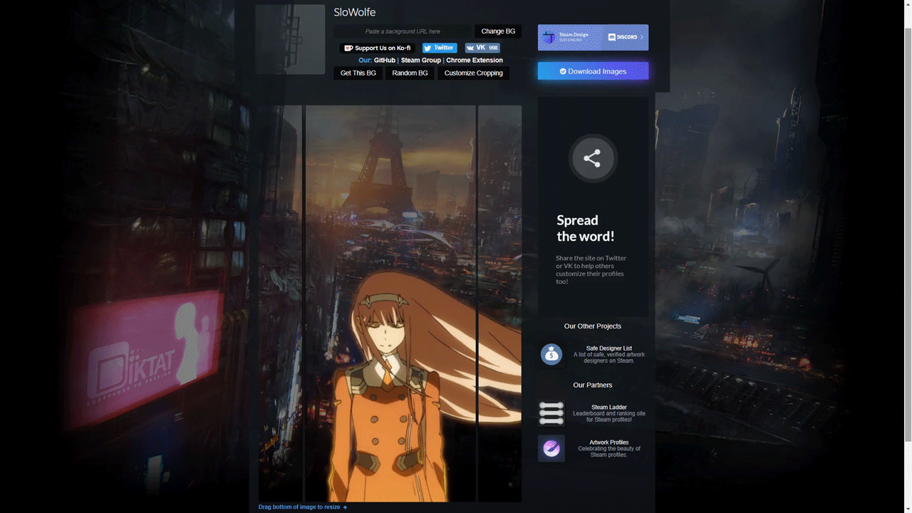 Zero Two - Steam Artwork Profile (animated) by mahaka11