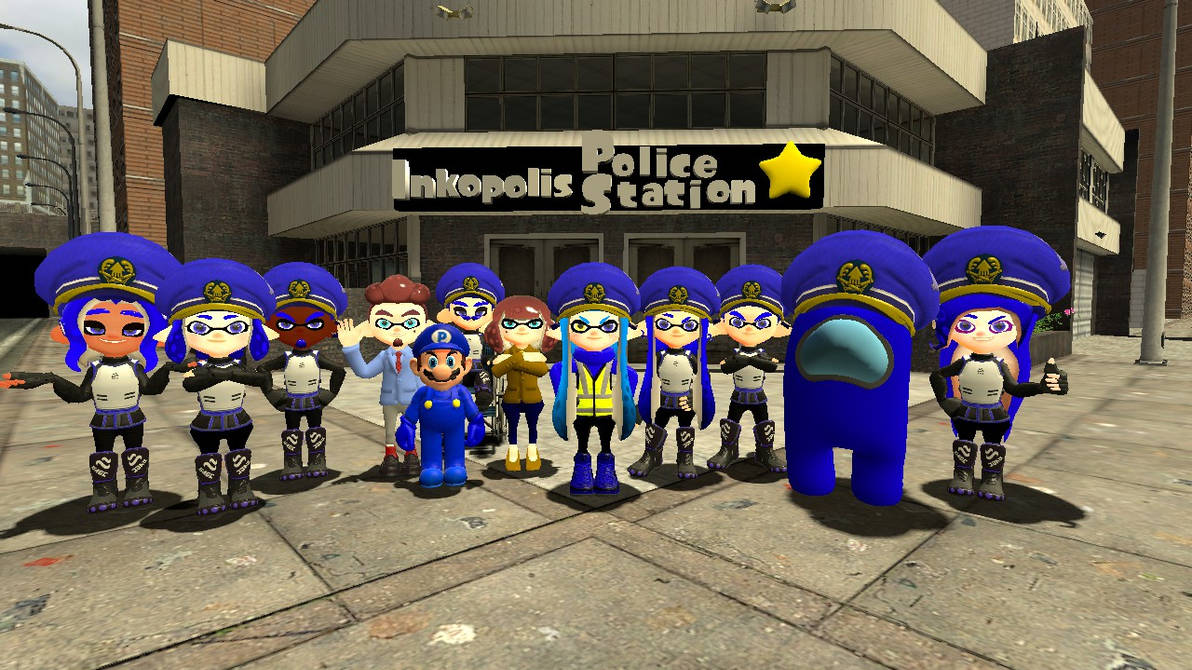 Splatoon Police :Splatoon GMOD Poster: Inkopolis Police Station! by SquidLoudBlox on ...
