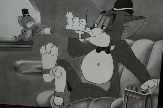 Tom and Jerry Lighting Up