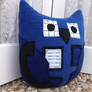 Owl Plushie Inspired by the Tardis from Doctor Who