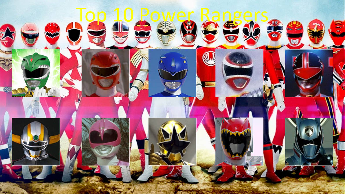 My Top 10 Favorite Power Rangers by PeteyPlays on DeviantArt