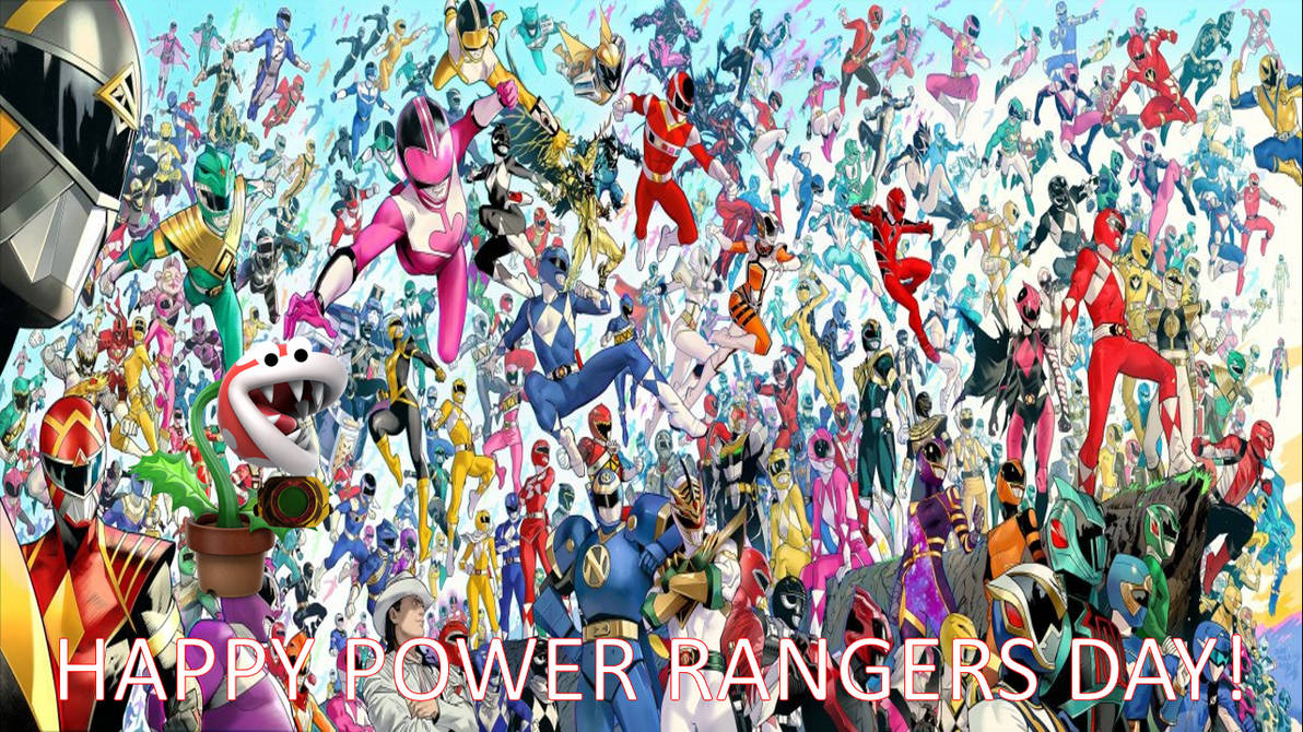 Hasbro Power Rangers Deviantart HAPPY POWER RANGERS DAY! by PeteyPlays on DeviantArt