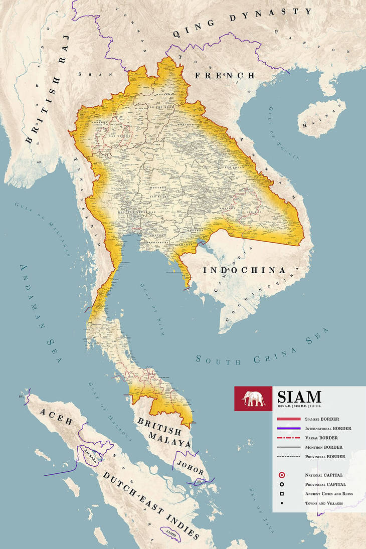 1893 Siam During Rama V's Reign SM by BobHopeXIVOtherMaps on DeviantArt