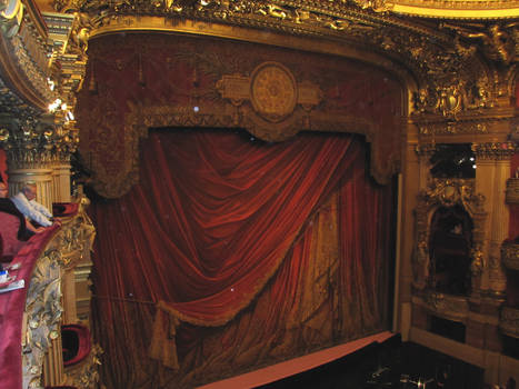 Opera Garnier - curtain