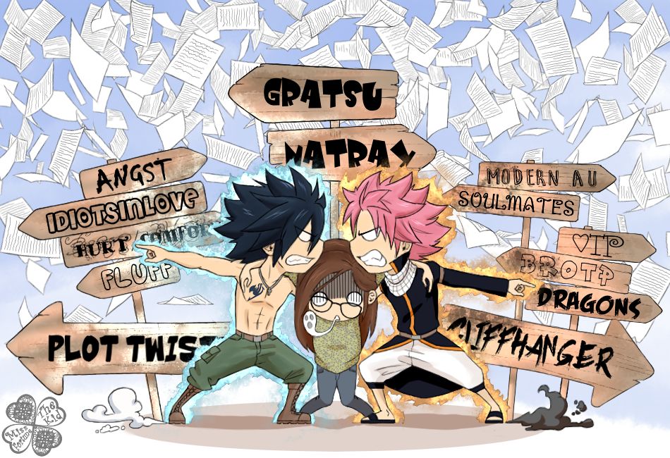 Free: Fairy Tail Wiki - Fairy Tail Natsu Lucy Gray Erza Wendy, HD Png  