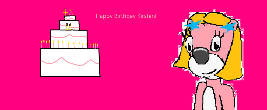 Happy Birthday Kirsten By Kayalovesu On DeviantArt happy-birthday-kirsten-by-kayalovesu-on-deviantart