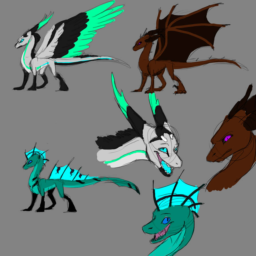 Character Design Concept - Dragon by Kelskora on DeviantArt