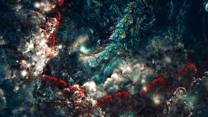 nebula in the sea