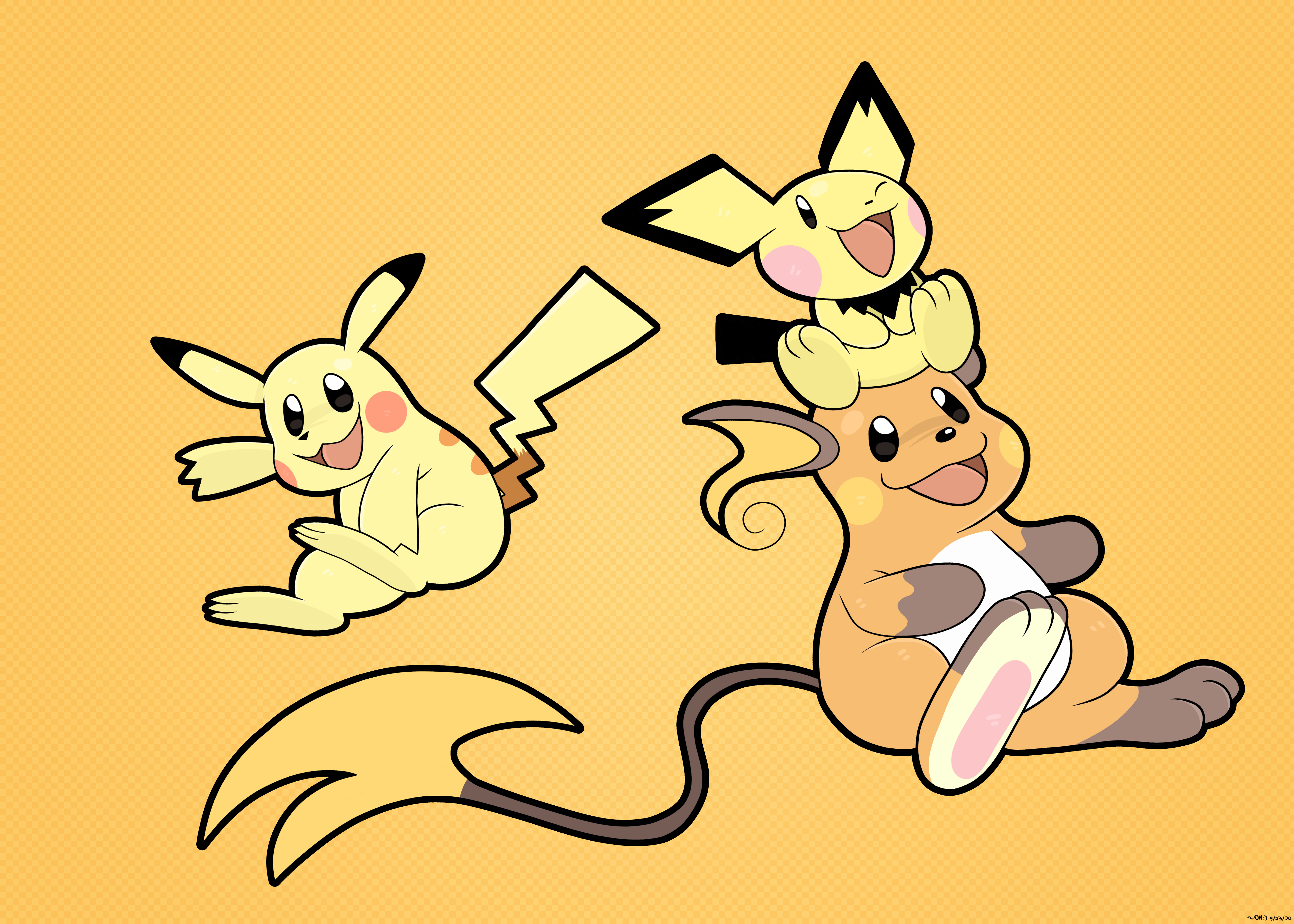 Pikachu Evolution Line by Crestyverse on DeviantArt