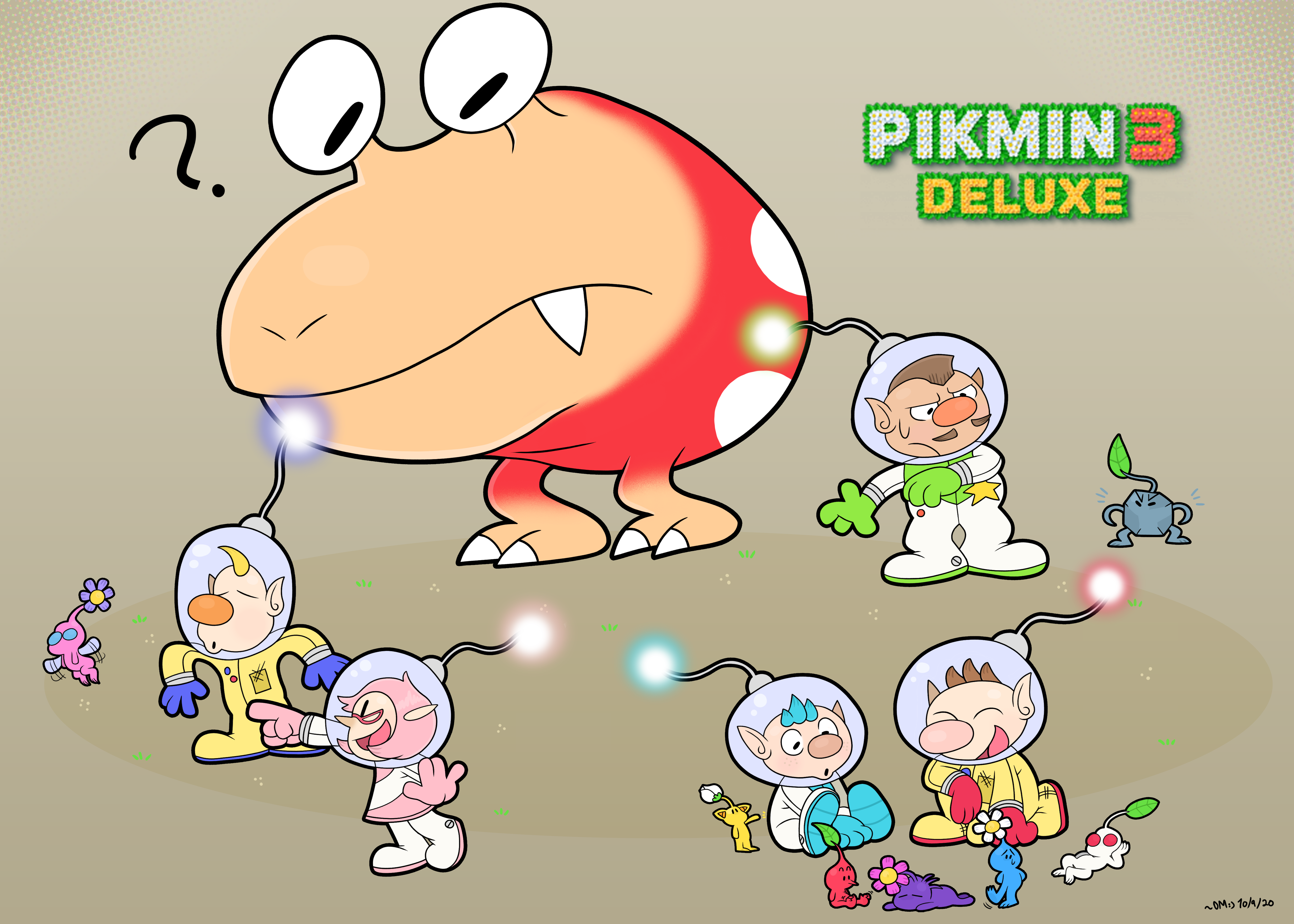 Pikmin 3 Deluxe by GoofyBandit on DeviantArt