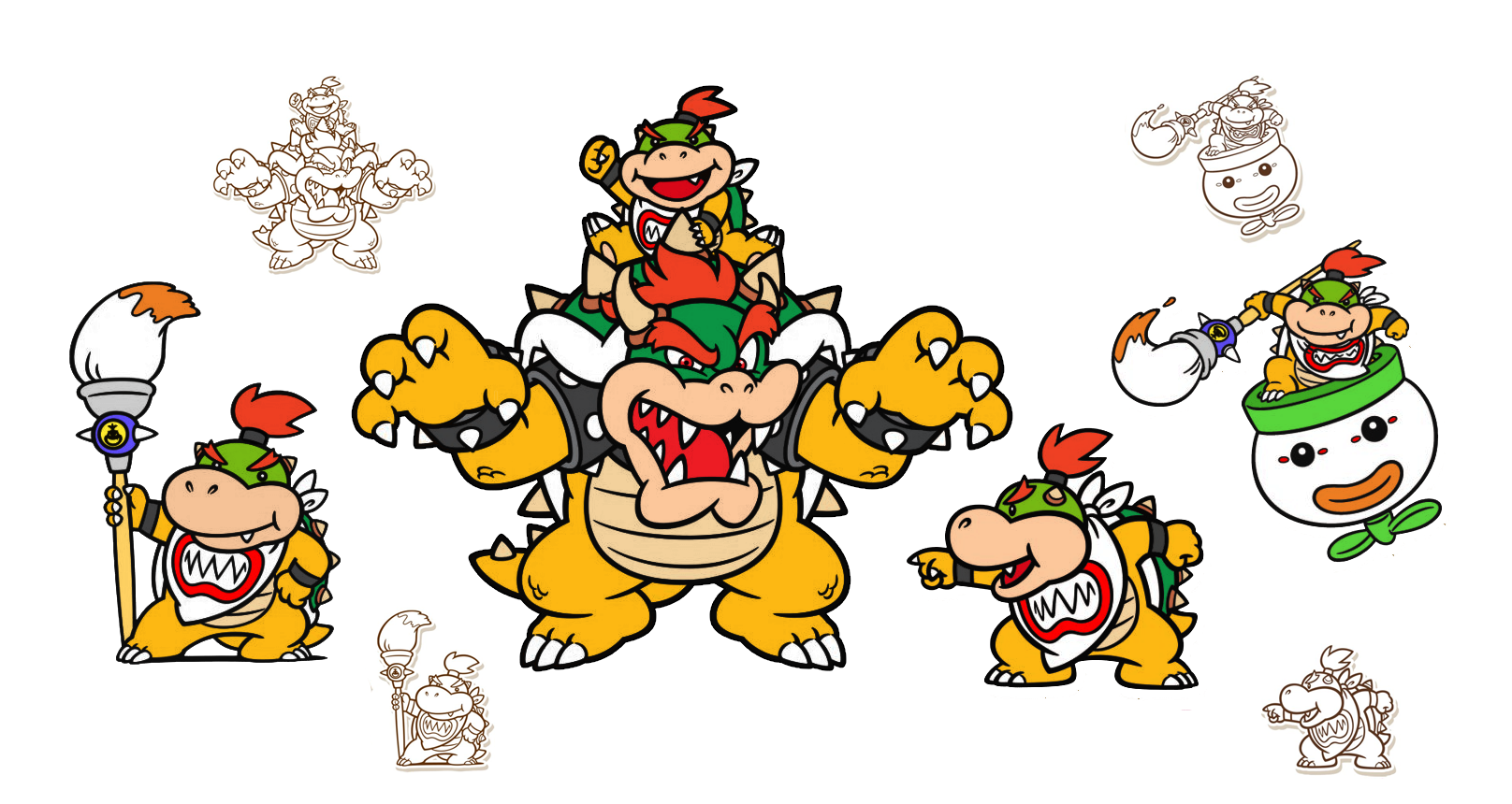 Super Mario: Bowser Jr. Icon 2D by alexiscurry on DeviantArt