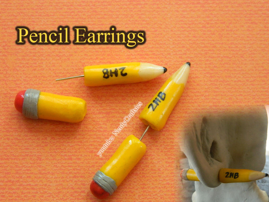 Tutorial Pencil Earrings