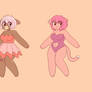 Pink furry adoptables 50 POINTS EACH ALL OPEN