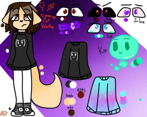 New! My fursona ref!