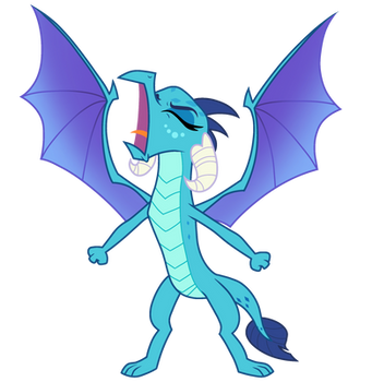 Ember roaring vector