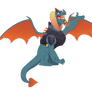 Dragon Lord Torch declaring vector