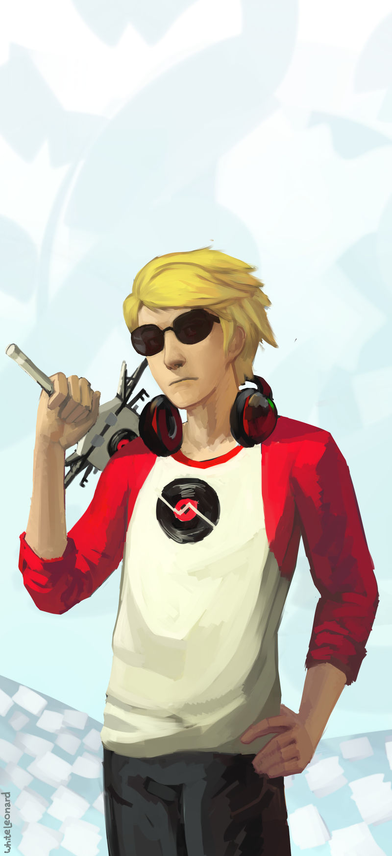 On the battlefield. Dave by White-Leonard