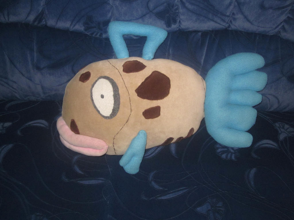 Feebas Merch Feebas plush by clumsyKB on DeviantArt