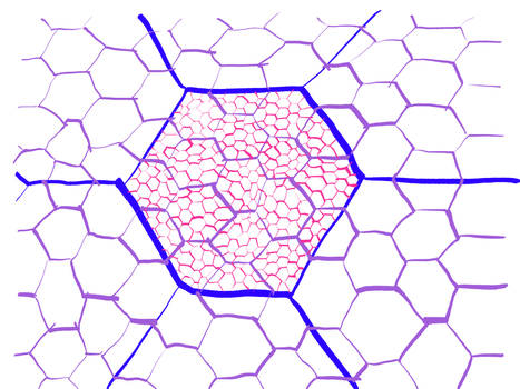 Recursive Hexagonal Tessellation