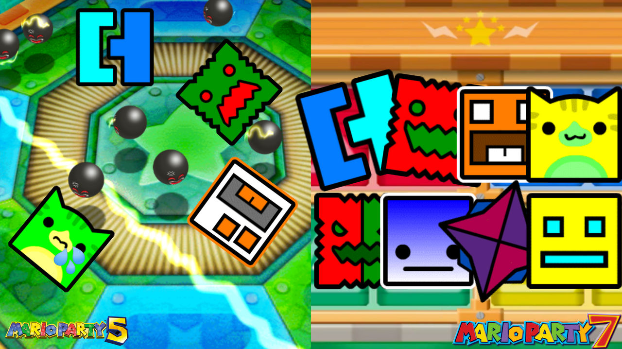 Gd Mario Set Mario Party Minigames In GD Styles. by PaultheGameArtist on DeviantArt