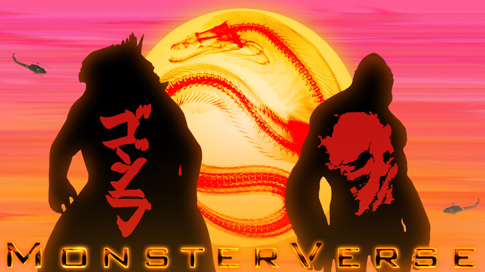 MonsterVerse wallpaper by Awesomeness360