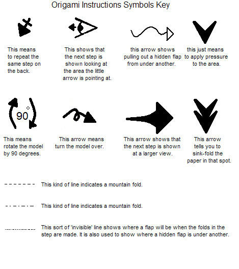 Origami key symbols by Takato14 on DeviantArt