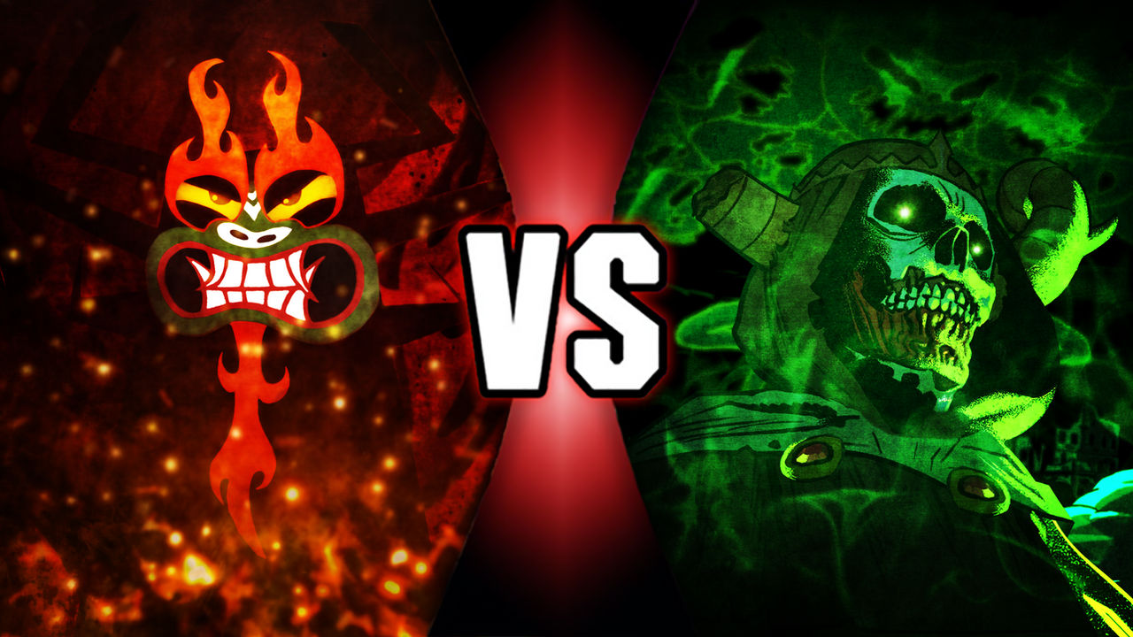Aku vs The Lich by Treerockperson on DeviantArt