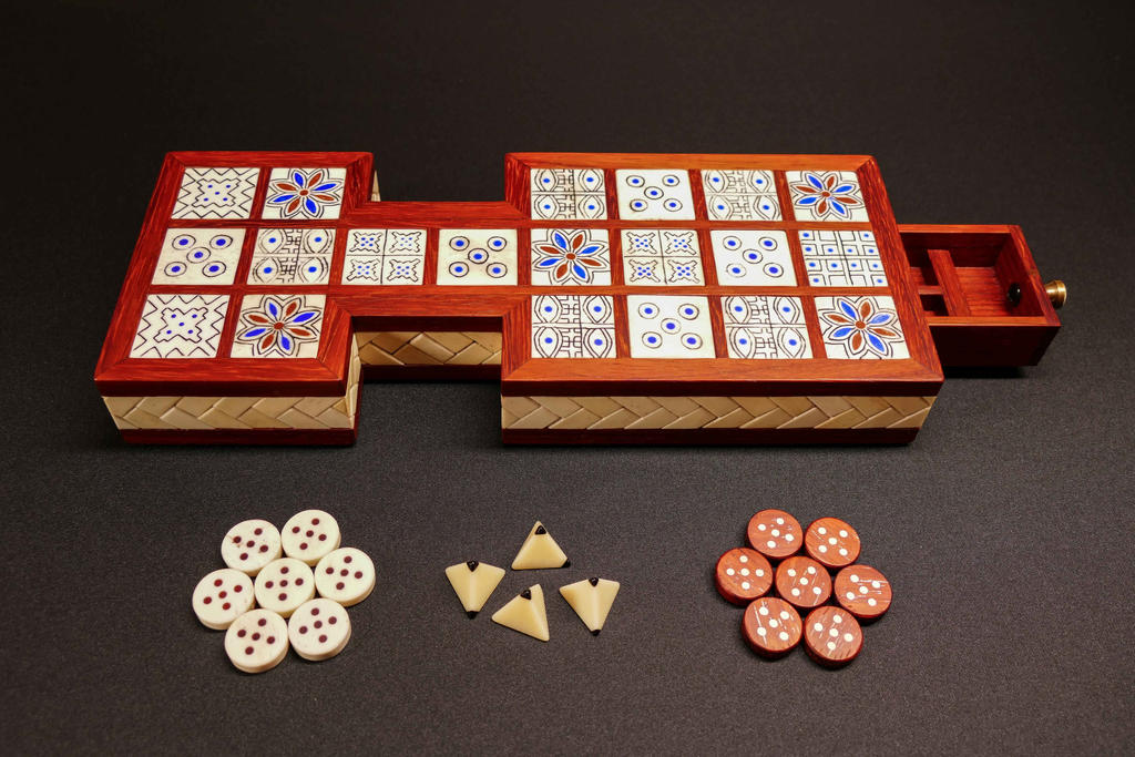 Ur Game Set The Royal Game of Ur Replica by MerlijnvanVelsen on DeviantArt
