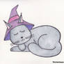 Dreaming Witch Cat!