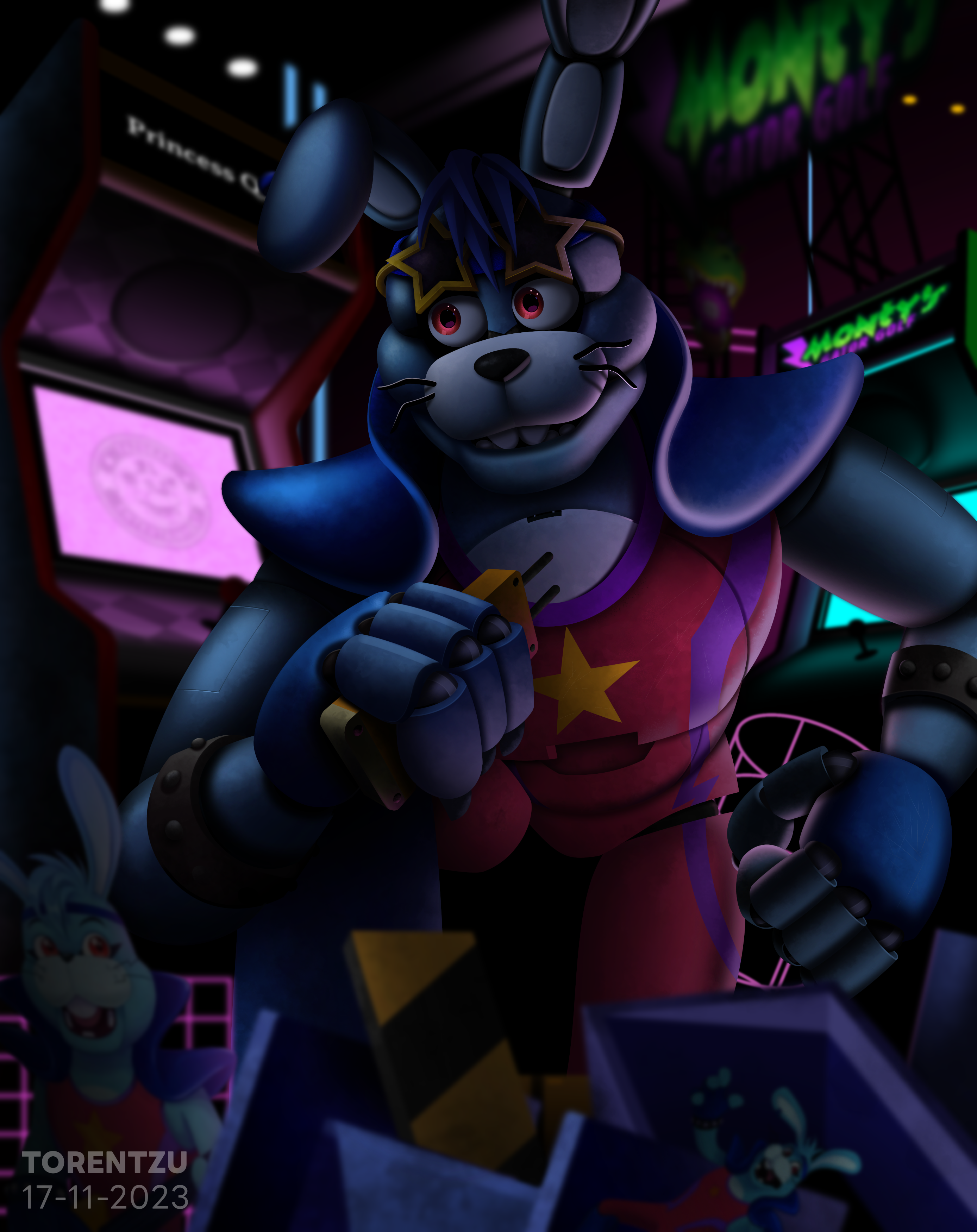 cohost! - Fanart: Glamrock Bonnie