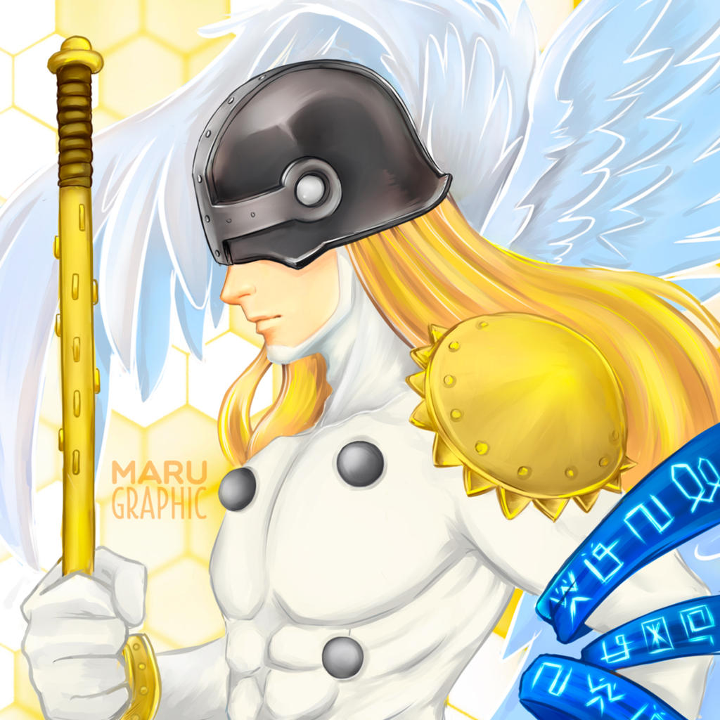 Angemon _ Digimon Tri by Marugraphic on DeviantArt