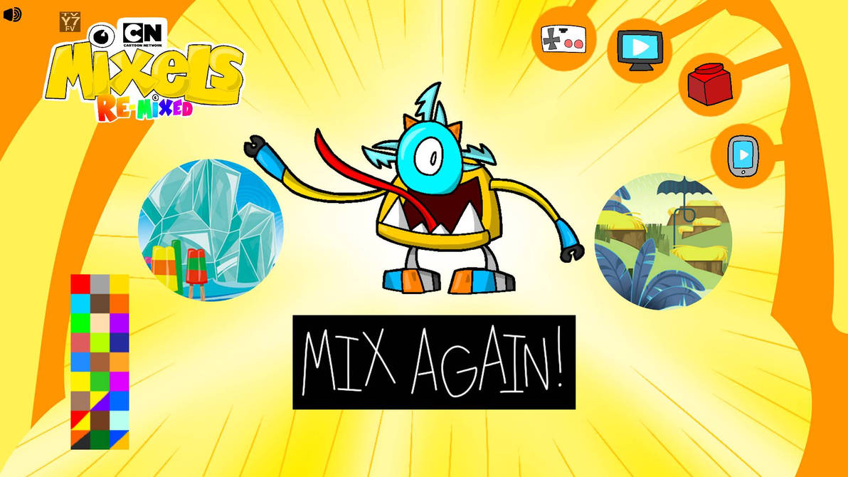 Mixels Re-Mixed website concept look by Eden2020XD on DeviantArt