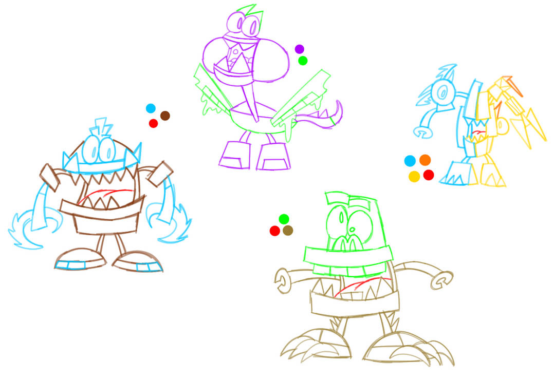 Some Mixels mixes I drew. by Eden2020XD on DeviantArt