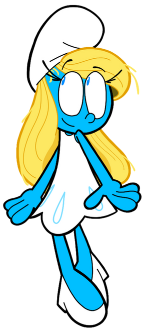 she's meant to save those smurfs
