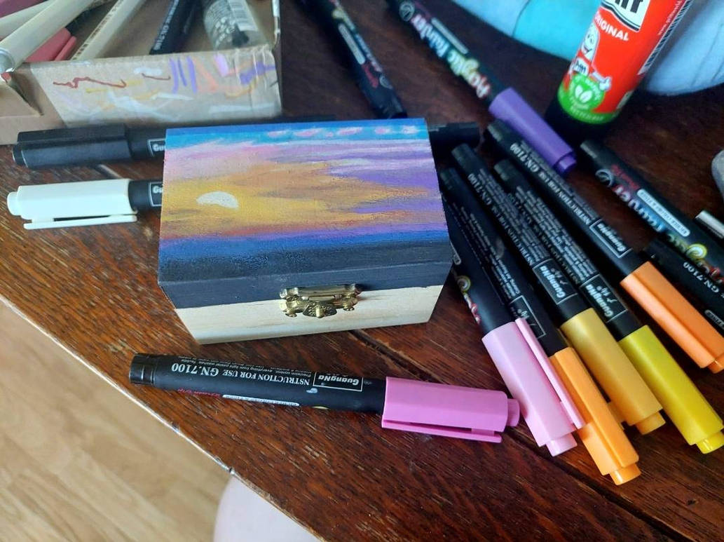 Painting on a Box Phase 1 by NoNamePrincess on DeviantArt