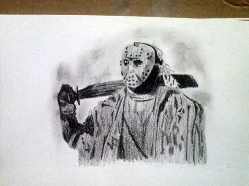 Jason Fan Drawing Jason pencil fanart by Bymilo13 on DeviantArt