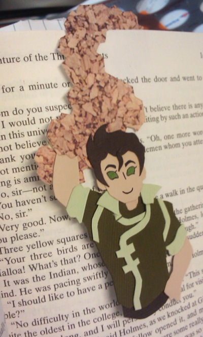 Legend of Korra bookmark - Bolin