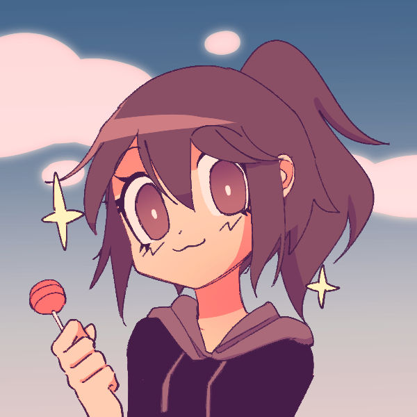 Me Holding a lollipop in Picrew by Muvk on DeviantArt