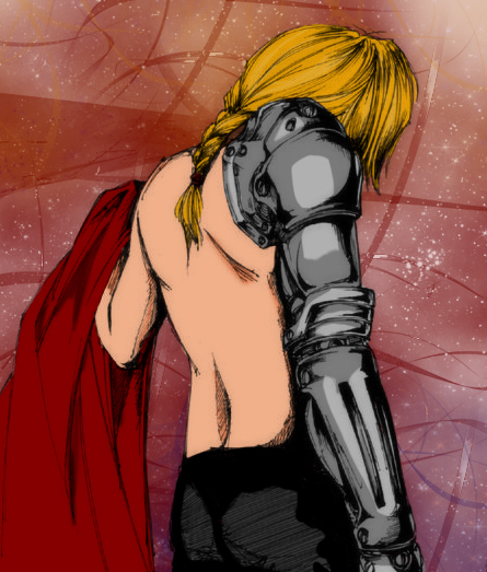 Old coloring Edward Elric