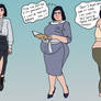 Office Girl Weight Gain Sequence