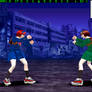 Rival Schools 2 Cracken Blue and Green