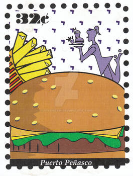 Stamp: Cheeseburgers n Fries