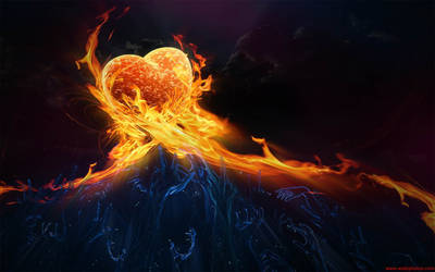 flaming  heart