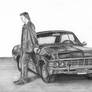 dean winchester and chevrolet impala '67