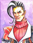 Sketchcard SFEX Vulcano Rosso by fedde