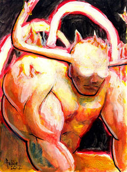 Sketchcard Darkstalkers Pyron