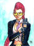 Sketchcard SF4 Crimson Viper by fedde