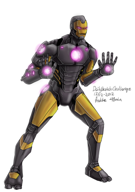 Daily Sketches Iron Man Now Armor