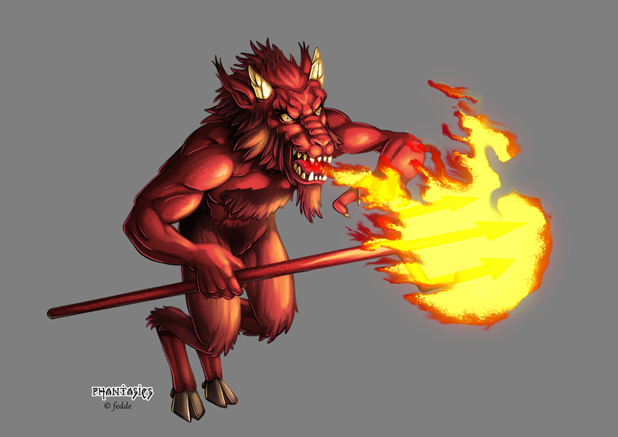 Phantasies Concept Flaming Satyr