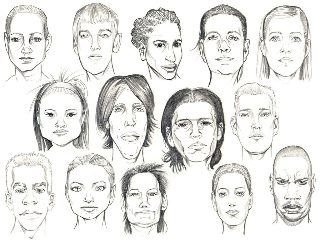 Random Faces 20131215 by fedde on DeviantArt